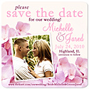 Sage & Ivory Hydrangea Save the Date Magnet